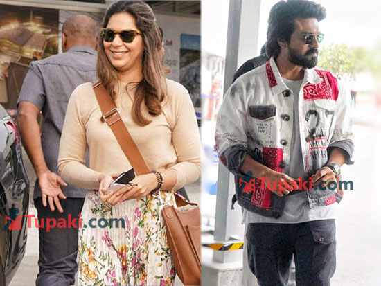 Ram Charan And Upasana Off To Vacation